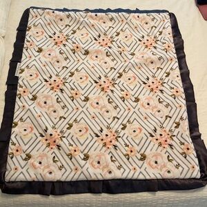 Minky Couture Soft Floral Blanket